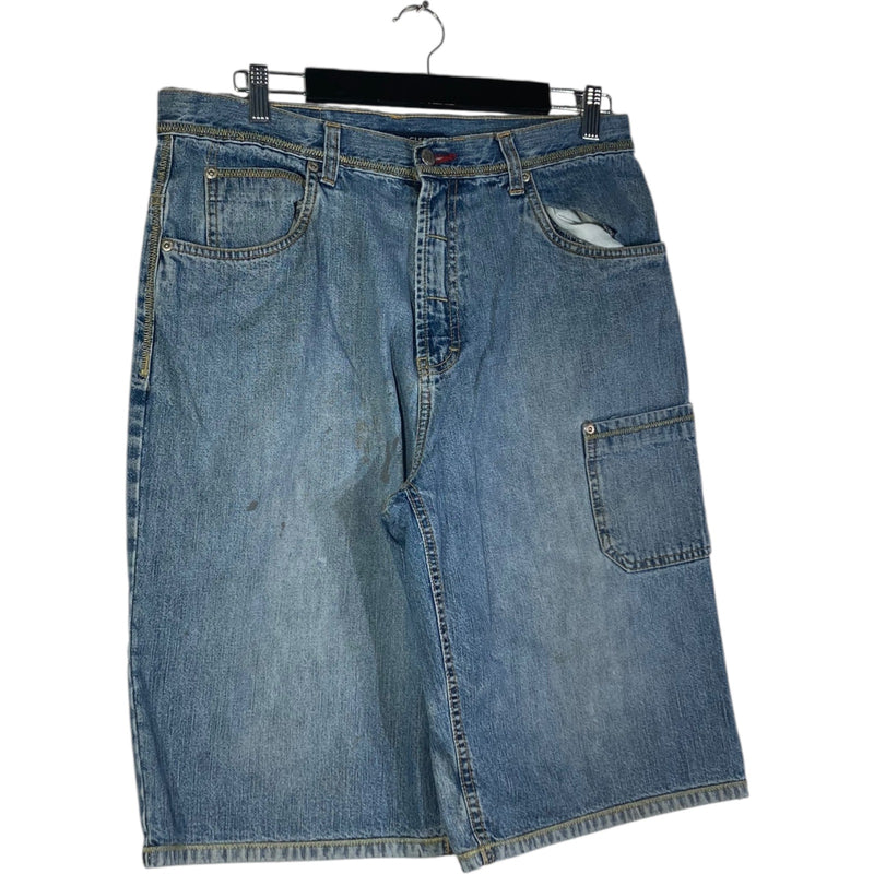 Vintage Bugle Boy BBJC Denim Carpenter Shorts