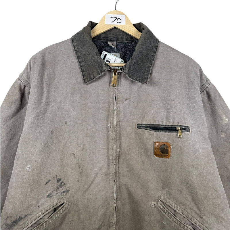 Vintage Carhartt Detroit Distressed Workwear Jacket