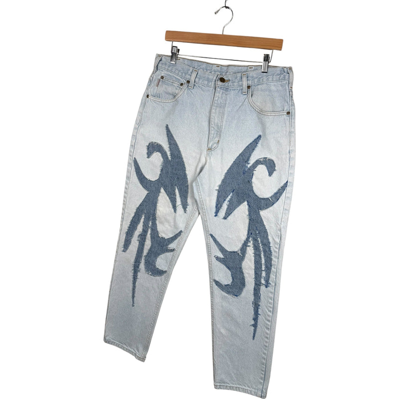 Vintage Carhartt Straight Leg Denim Jeans 34