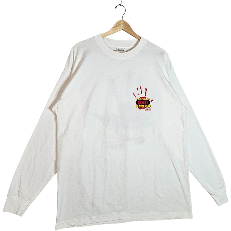 Vintage Coca-Cola "I Got Caught Red Handed" Long Sleeve