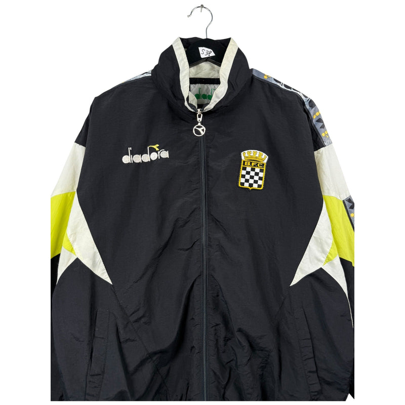 Vintage Diadora B.F.C. Soccer Windbreaker 90s