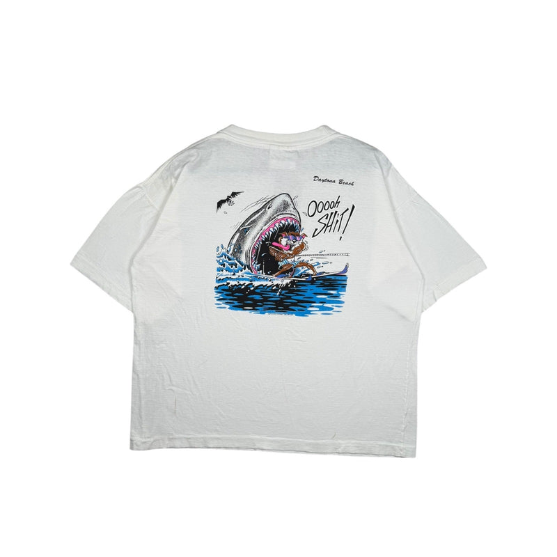 Vintage Daytona Beach Shark Attack Graphic T-Shirt