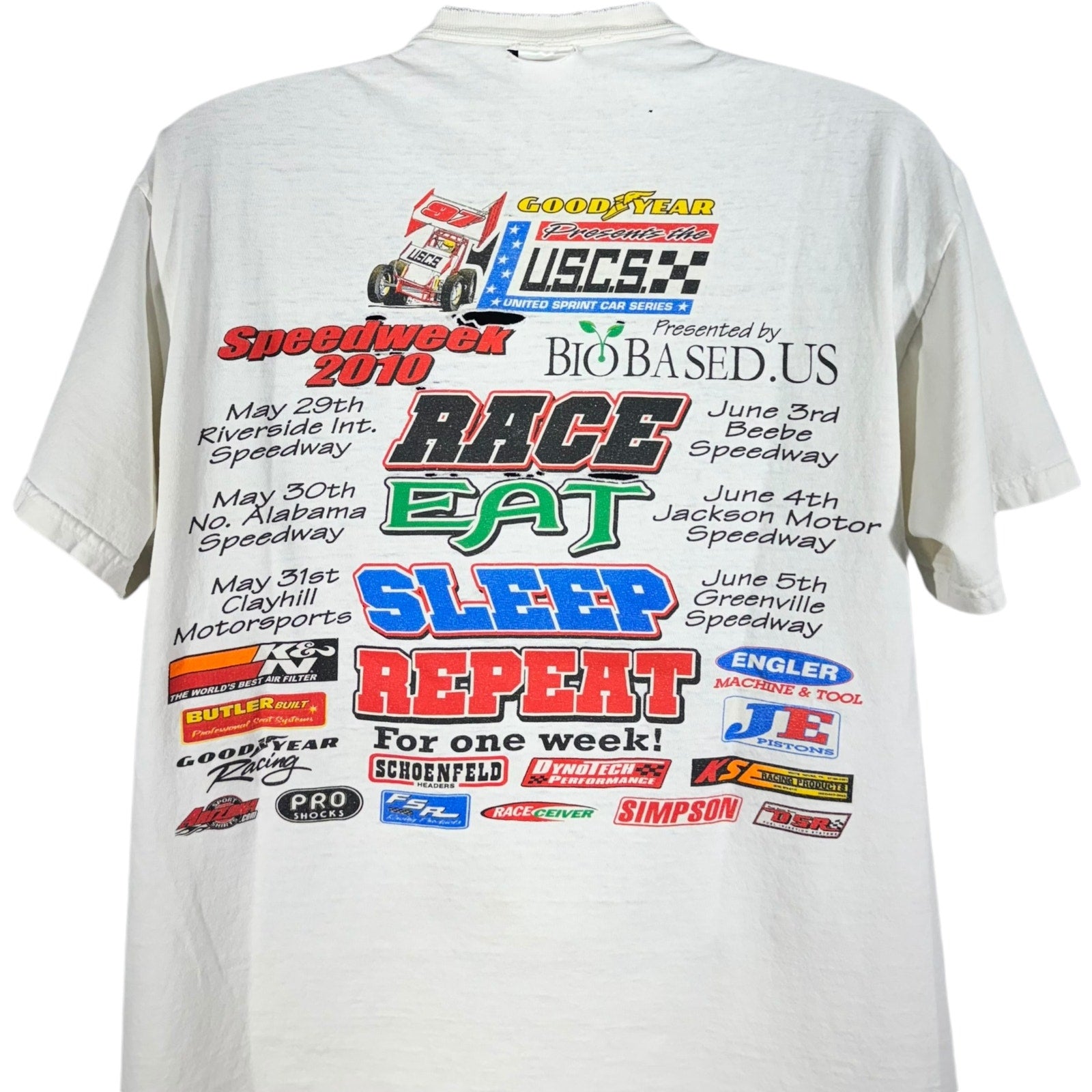 Vintage USCS 5th Annual Racing Speedweek Racing Tee