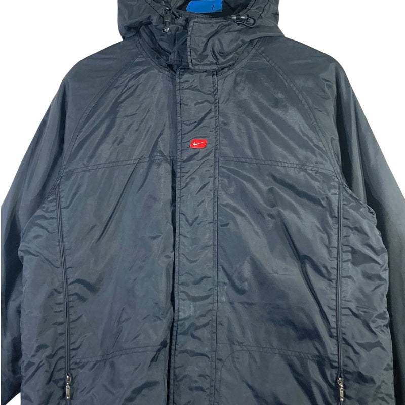 Vintage Nike Hooded Full Zip Light Rain Jacket