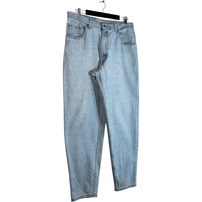 Vintage Levi's 560 Loose Fit Tapered Light Wash Jeans 38 x 32