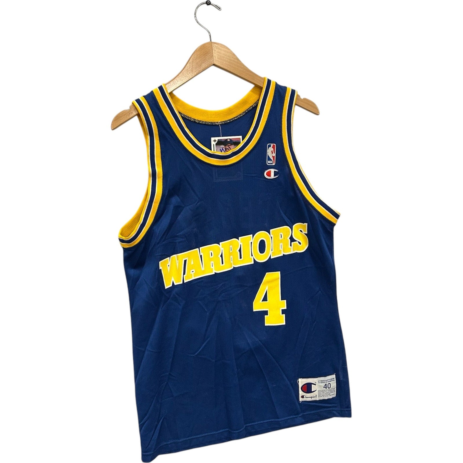 Vintage Golden State Warriors #4 Chris Webber NBA Jersey