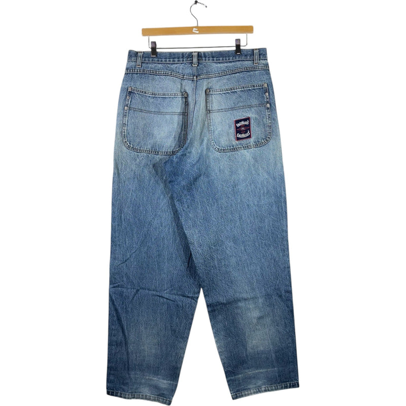 Vintage Faithless Wide Leg Denim Jeans 36x33