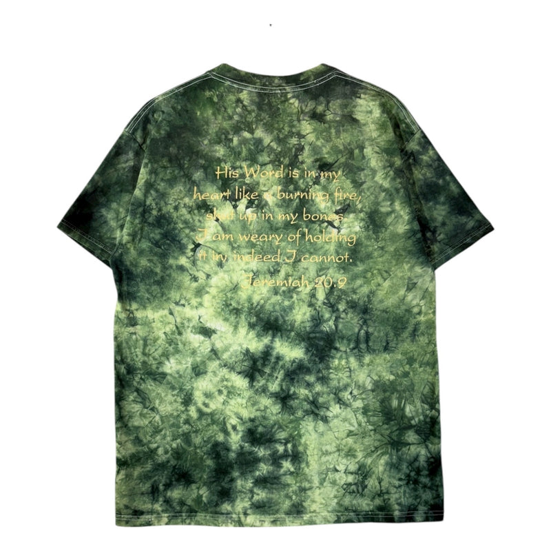 Vintage Jesus Freak Jeremiah 20:9 Graphic Tie Dye T-Shirt