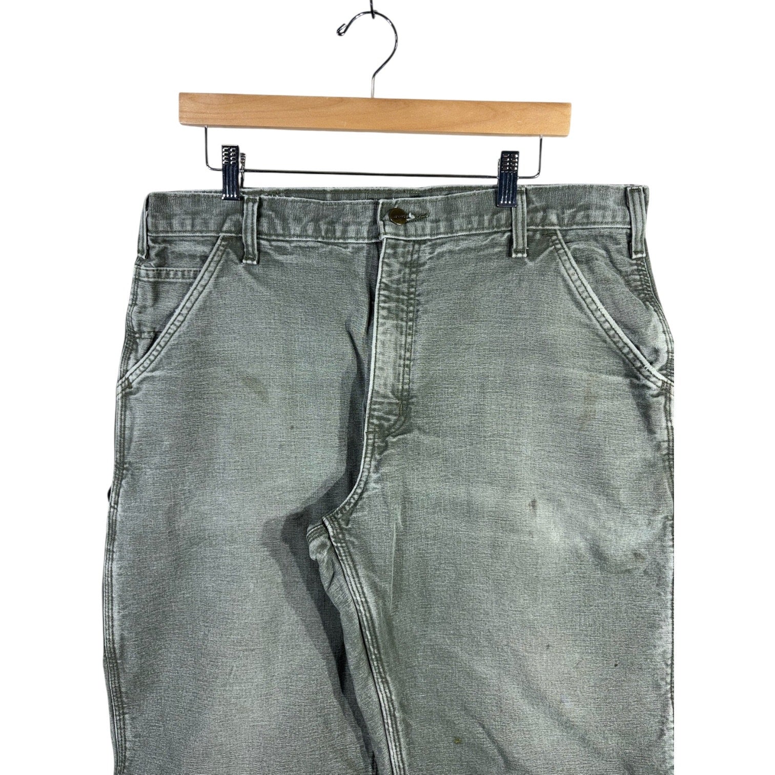 Vintage Carhartt Dungaree Fit Lined Carpenter Shorts 36