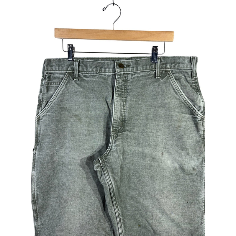 Vintage Carhartt Dungaree Fit Lined Carpenter Shorts 36