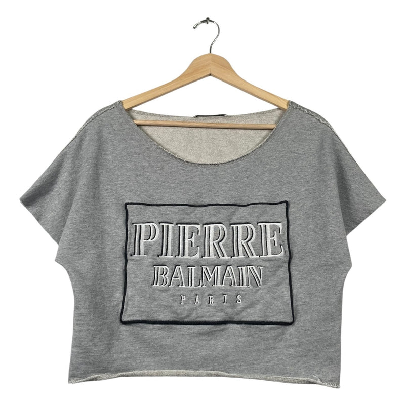 Vintage Pierre Balmain Paris Cropped T-Shirt