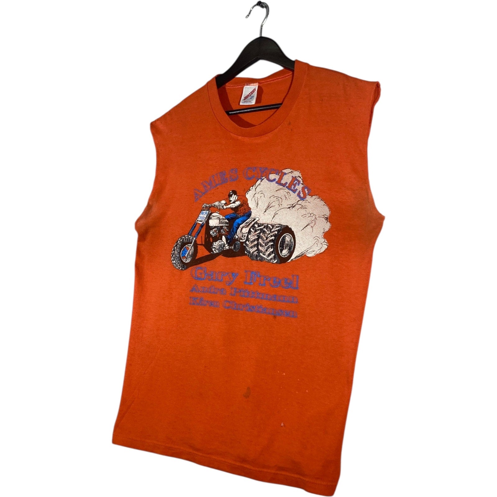Vintage Jerzees Ames Cycles Tank Top