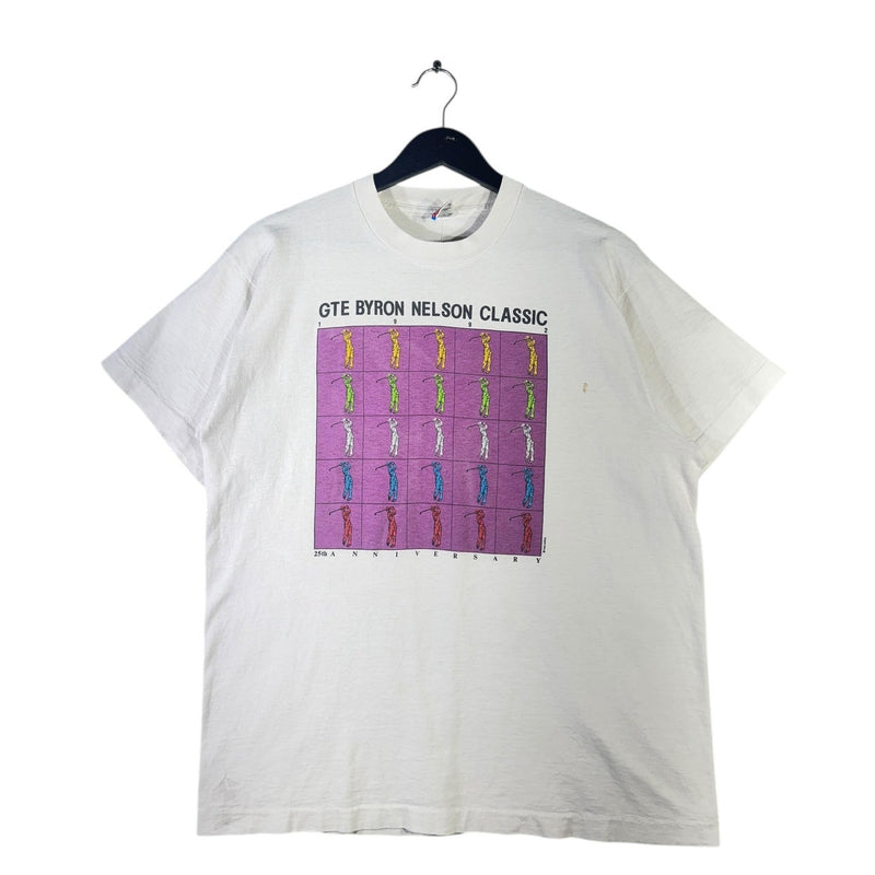 Vintage GTE Byron Nelson Classic Golf 25th Anniversary T-Shirt 90s