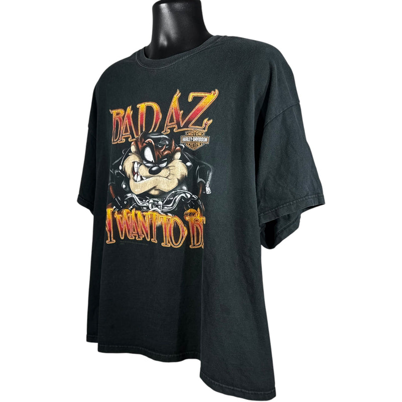 Vintage Harley Davidson Looney Tunes Bad Az I Want To Be Tee