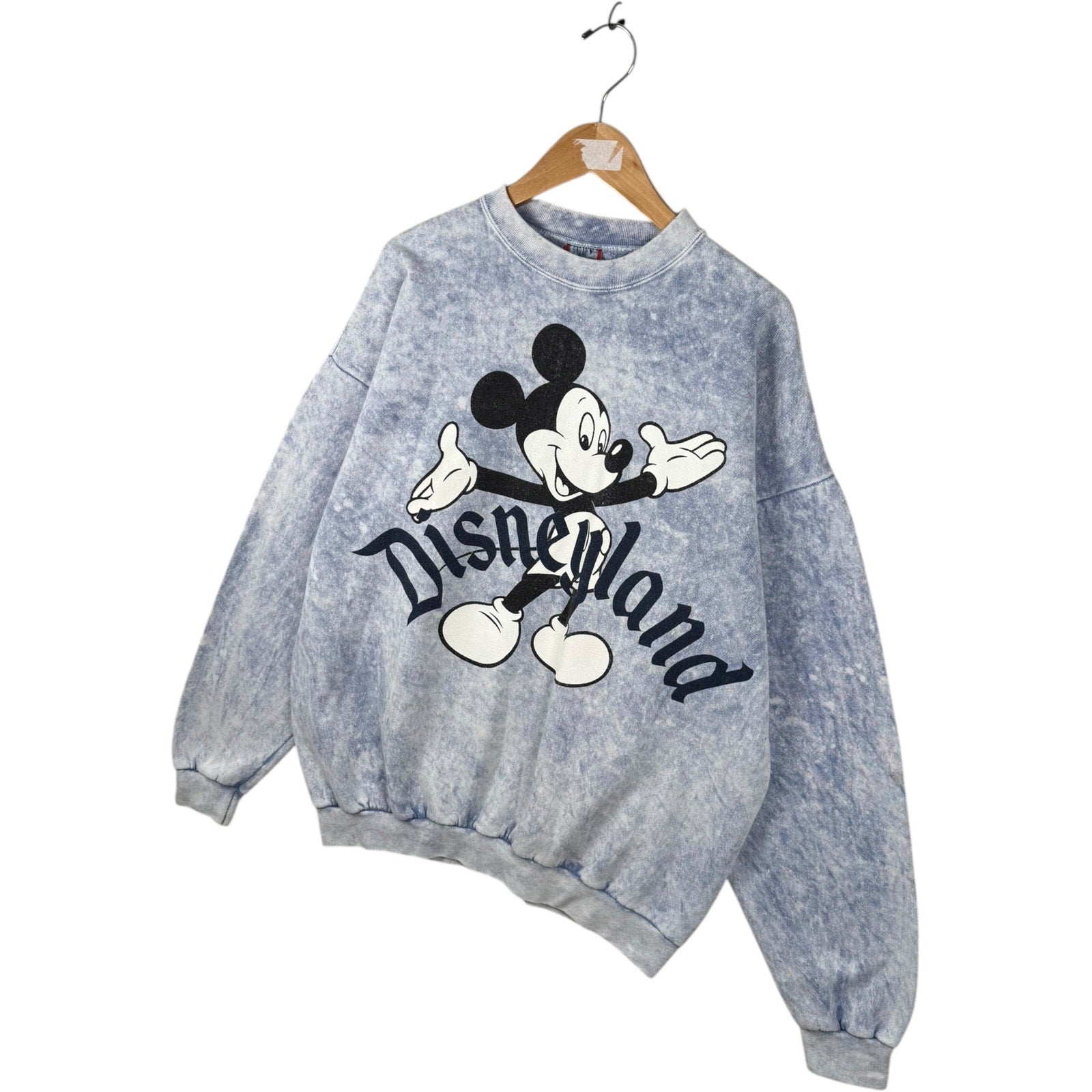 Vintage Disneyland Mickey Mouse Acid Wash Crewneck
