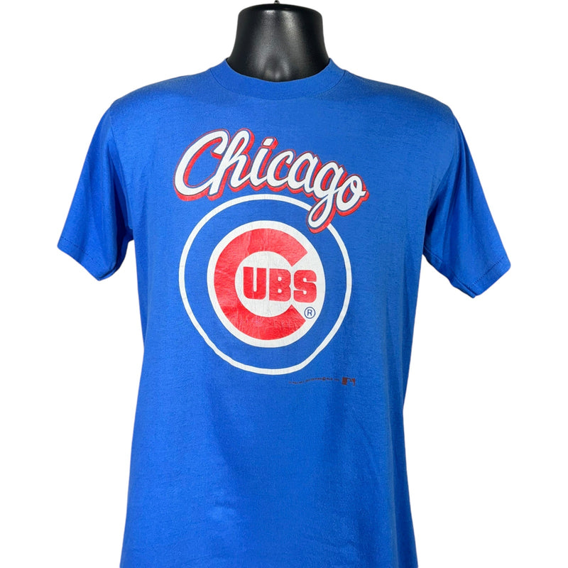 Vintage Chicago Cubs Big Logo Spellout MLB Tee 90s