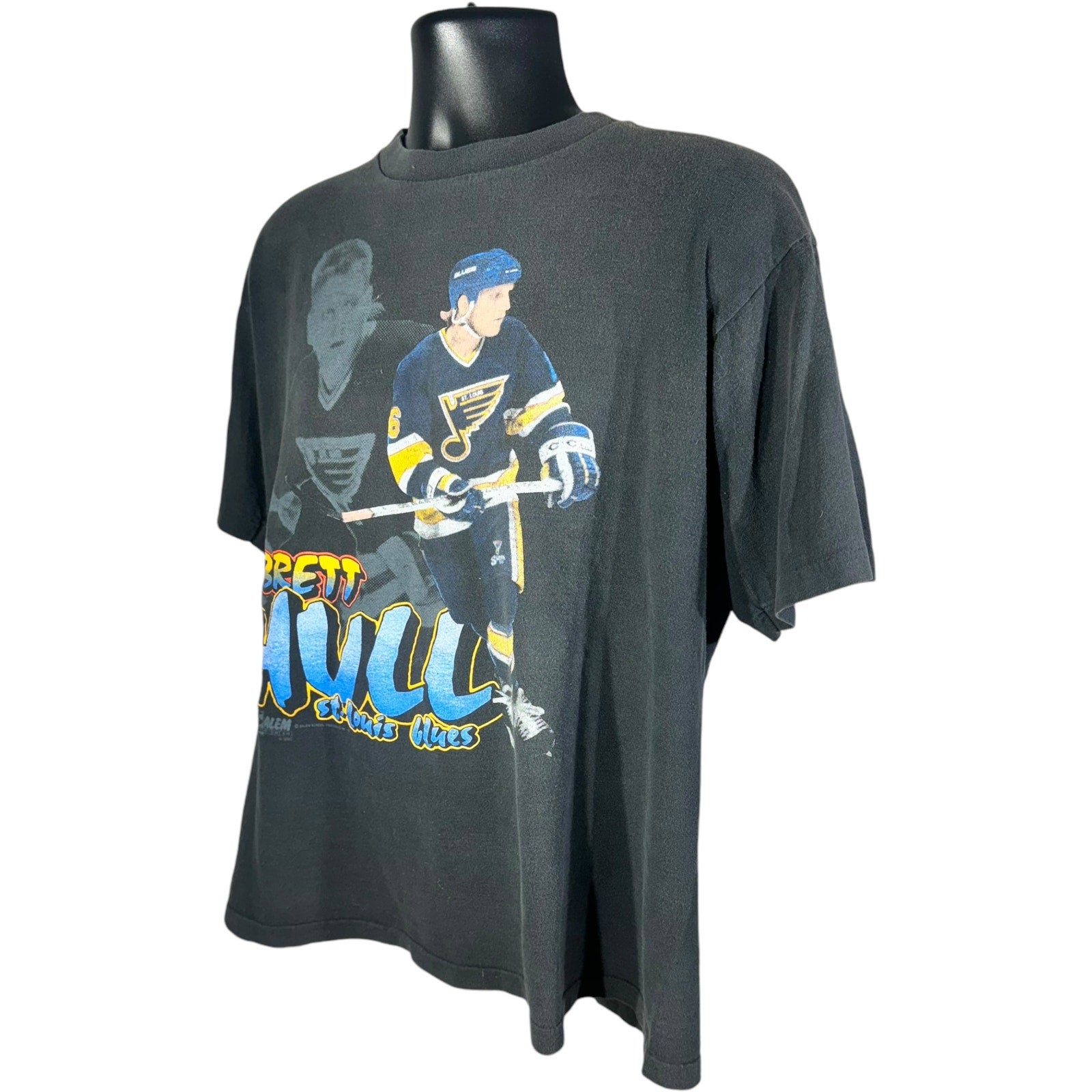 Vintage St. Louis Blues Brett Hull Player Tee