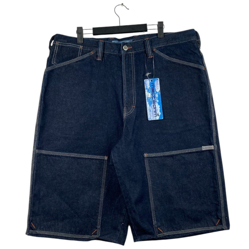 Vintage MECCADNM Dark Wash Denim Shorts 38