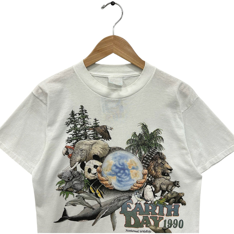 Vintage National Wildlife Earth Day Animals Tee 1990