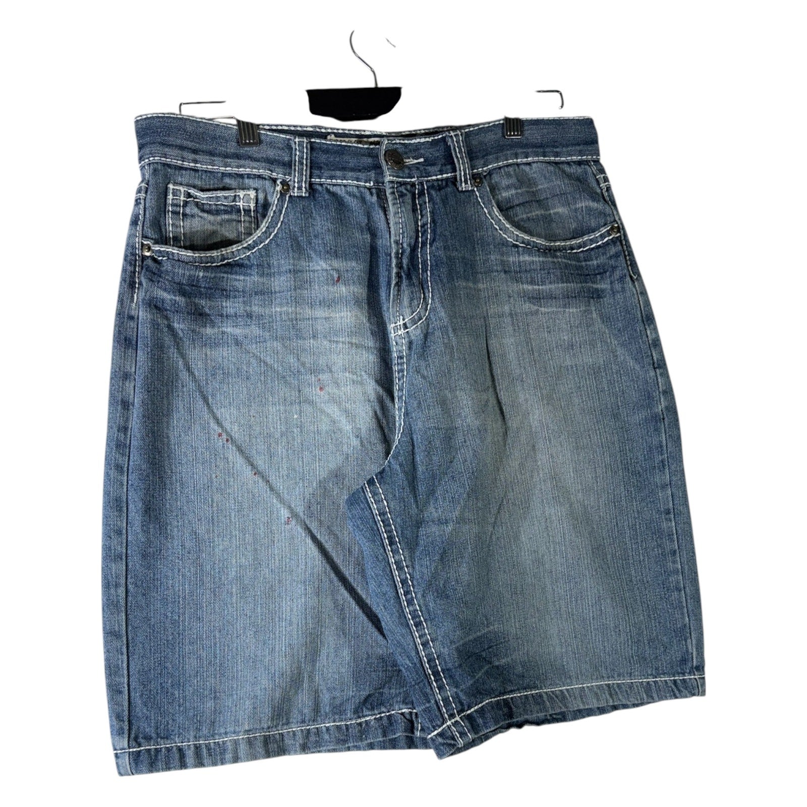 Vintage SoKool Bermuda Utility Denim Shorts 34
