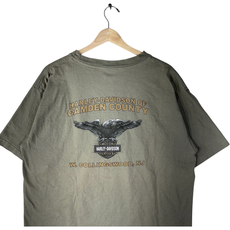 Vintage Harley Davidson Motorcycles Spellout Tee