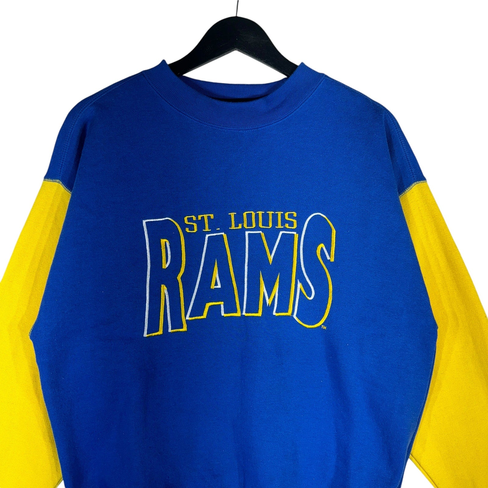 Vintage Logo 7 St. Louis Rams Crewneck 90s