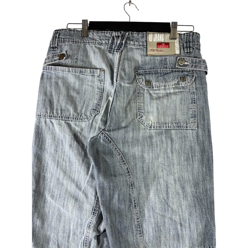 Vintage ID Fashion Denim Stitchwork Shorts 34