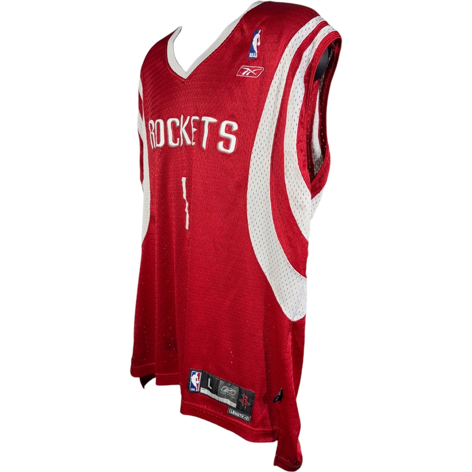 Vintage Reebok Houston Rockets Tracey McGrady #1 NBA Jersey