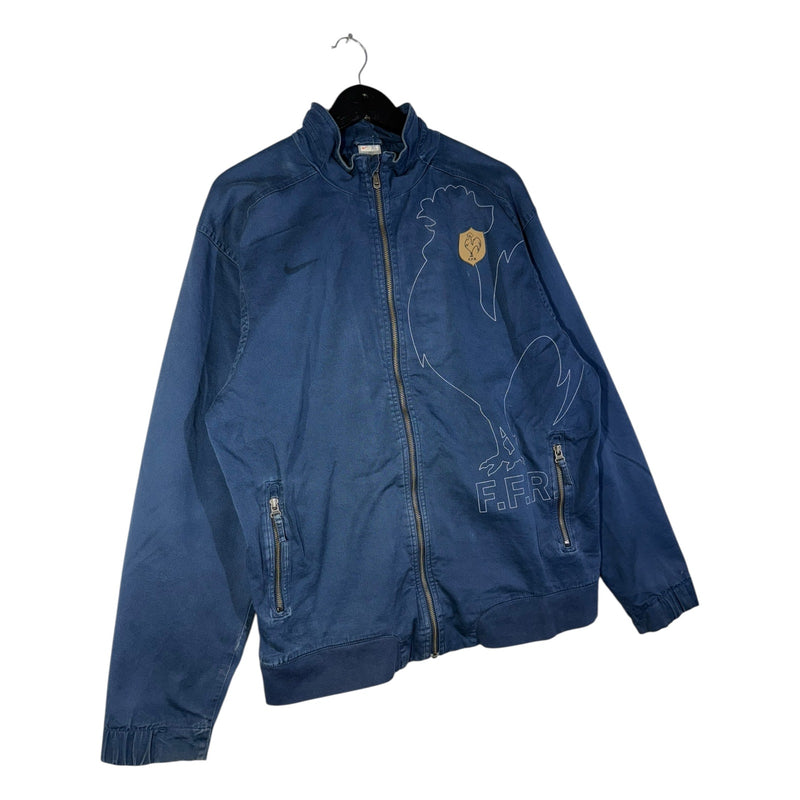 Vintage Nike FFR Rooster Full Zip Bomber Jacket