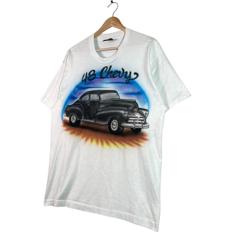 Vintage Airbrush 48 Chevy Lowrider Car Graphic T-Shirt