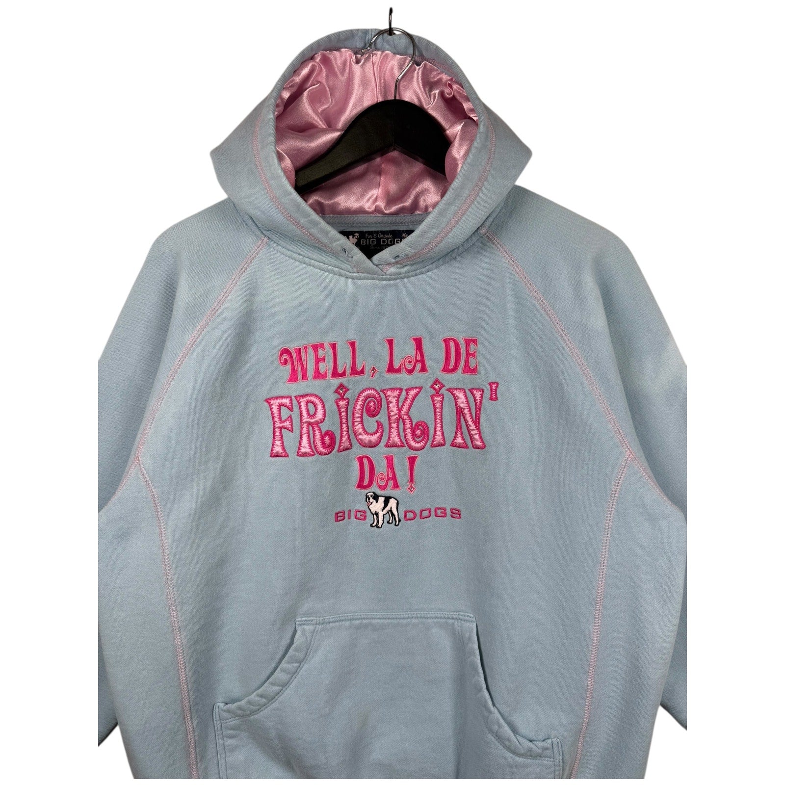 Vintage Women's Big Dogs Pullover Hoodie