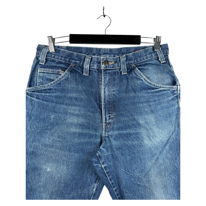 Vintage Dickies FR Cargo Denim Shorts 35