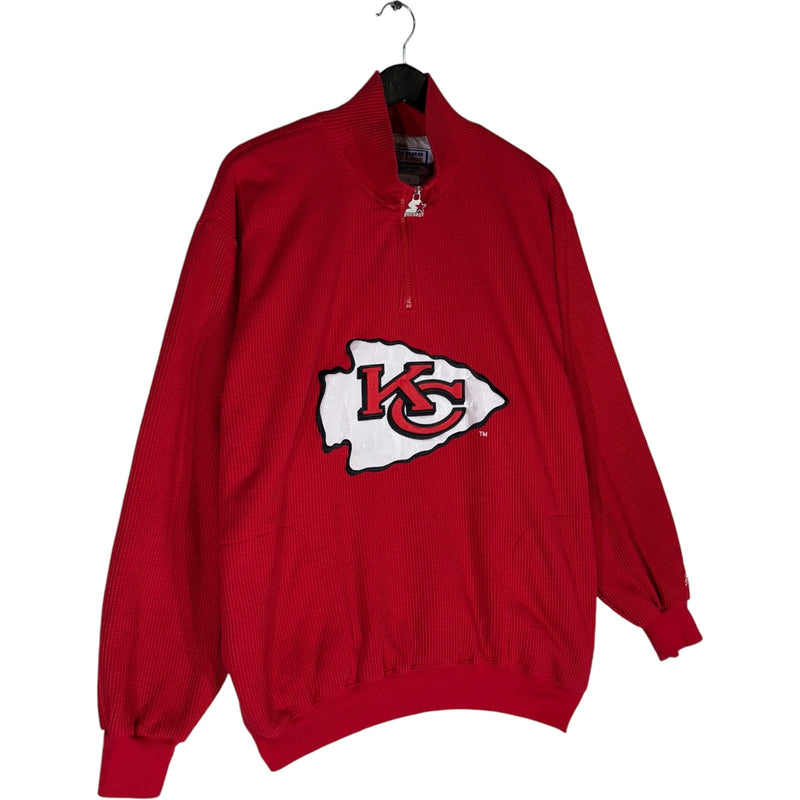 Vintage Starter Kansas City Chiefs Chest Logo NFL Crewneck