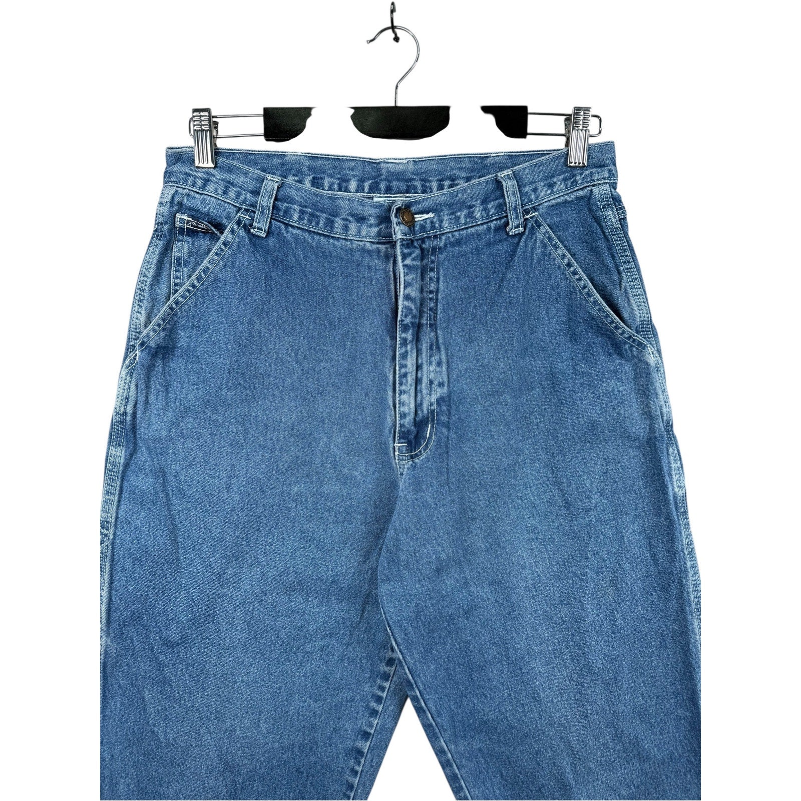 Vintage Capri Pants Straight Leg Cropped Denim Shorts 36