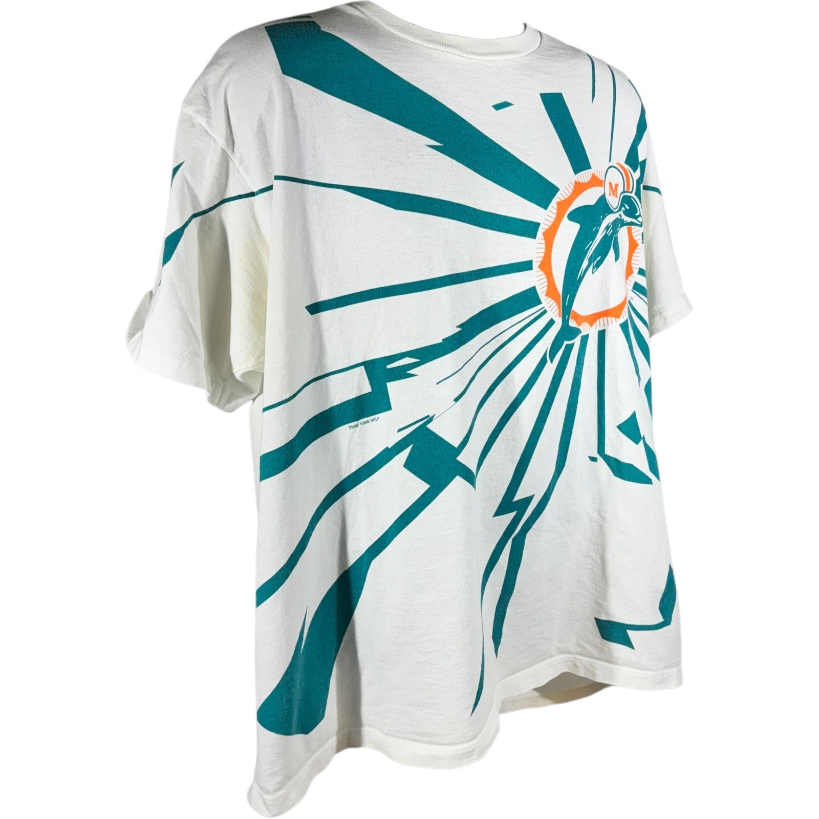 Vintage Starter Miami Dolphins Shock Wave NFL Tee 90s