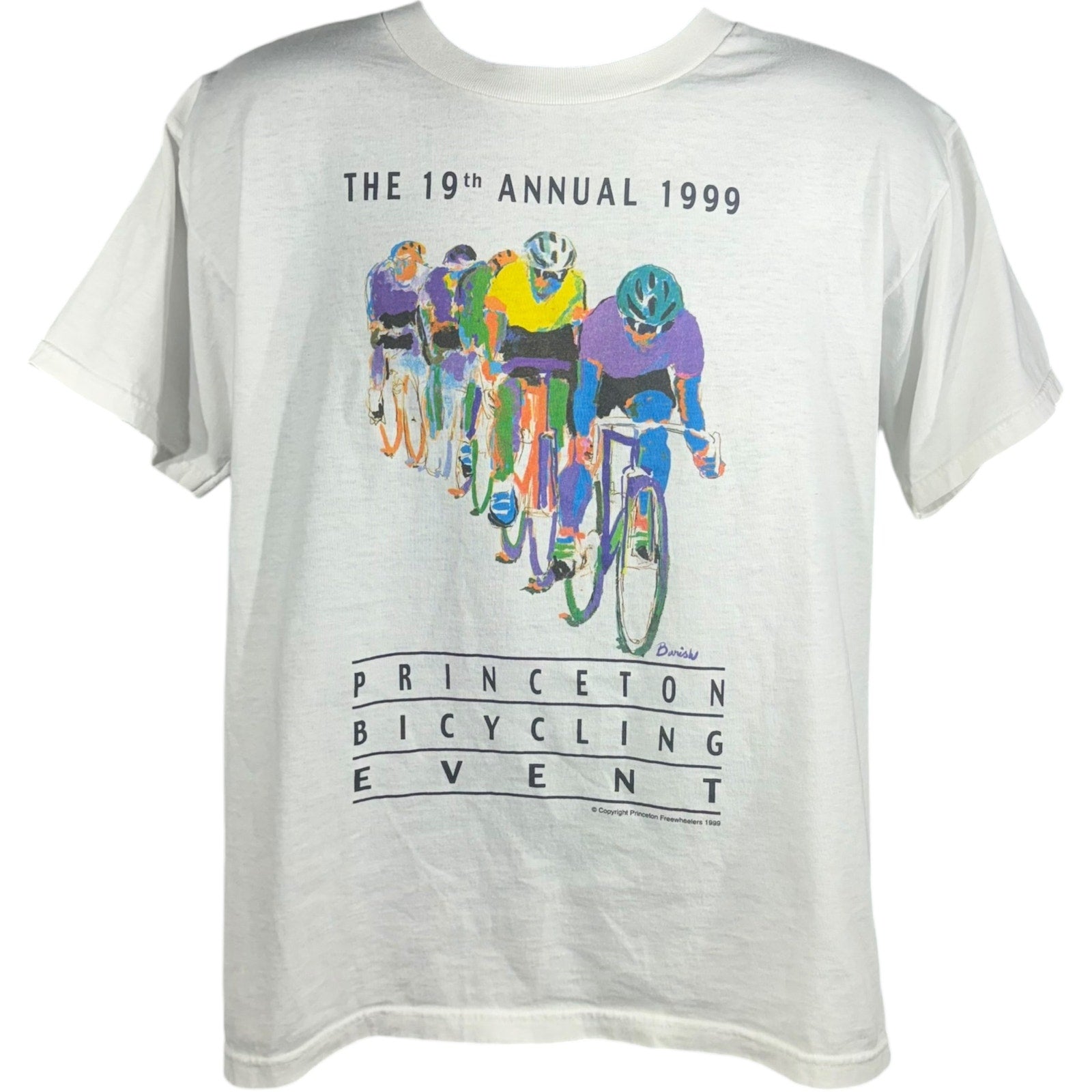 Vintage Princeton Bicycling Event Tee 1999