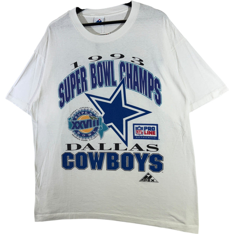 Vintage Dallas Cowboys Super Bowl Champs NFL Tee 1993