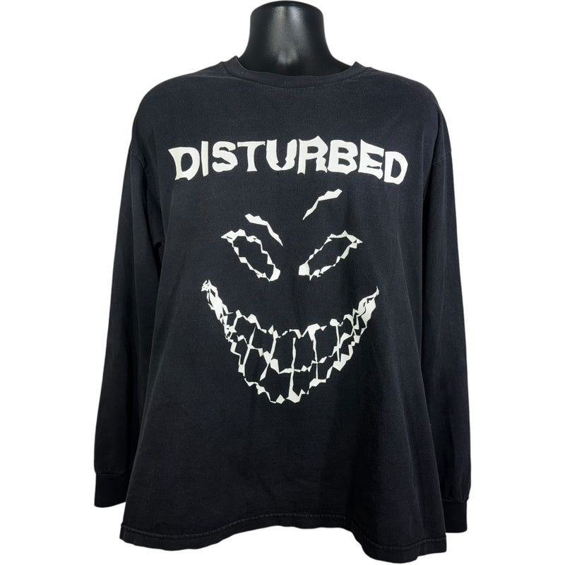 Vintage Disturbed Smiley Face Band Long Sleeve