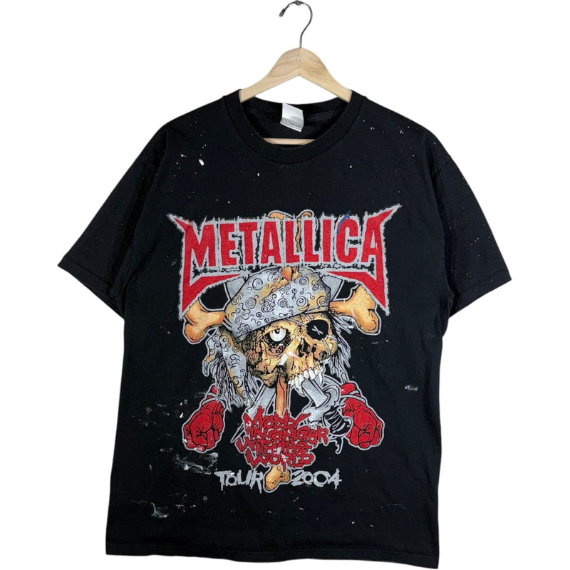 Vintage Metallica Madly In Anger With The World Tour Tee 2004