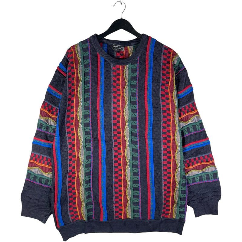 Vintage 3D Knit Sweater