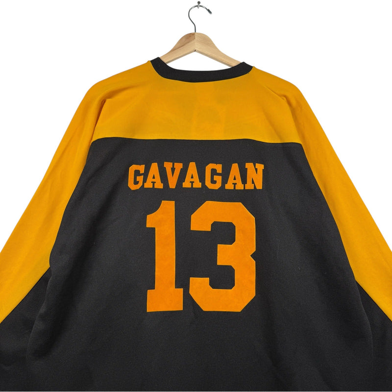 Vintage Bee Skater Logo Gavagan #13 Hockey Jersey