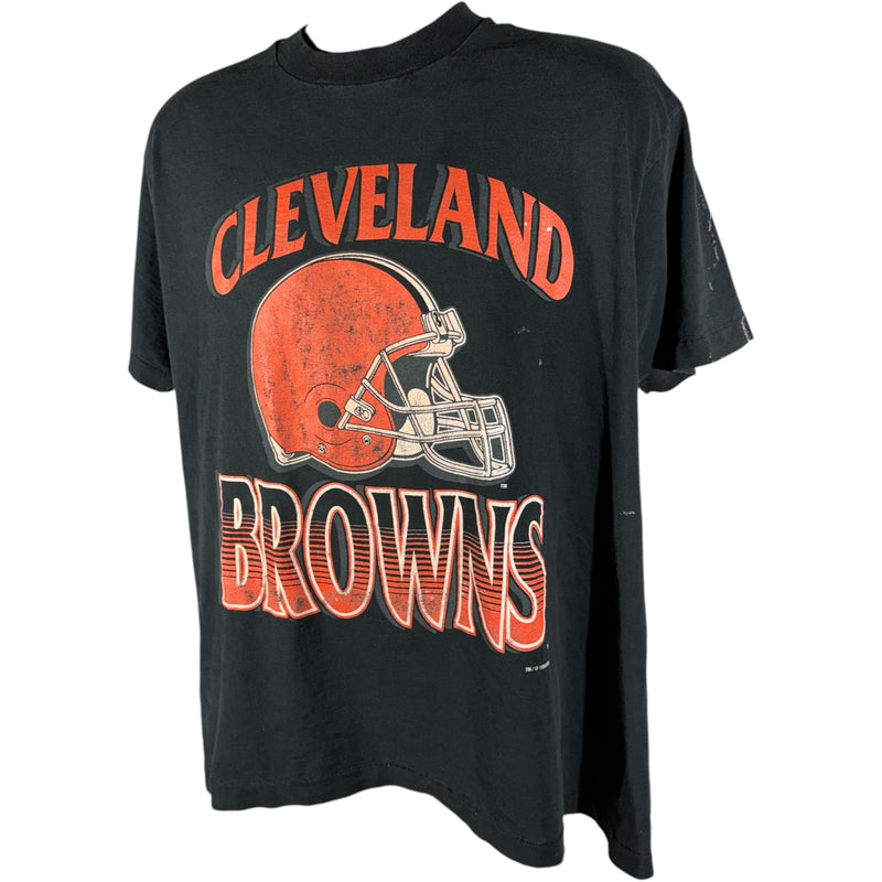 Vintage Cleveland Browns NFL Spellout Tee 90s