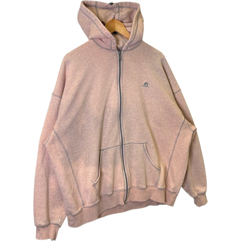 Vintage Russell Sun Faded Full Zip Hoodie