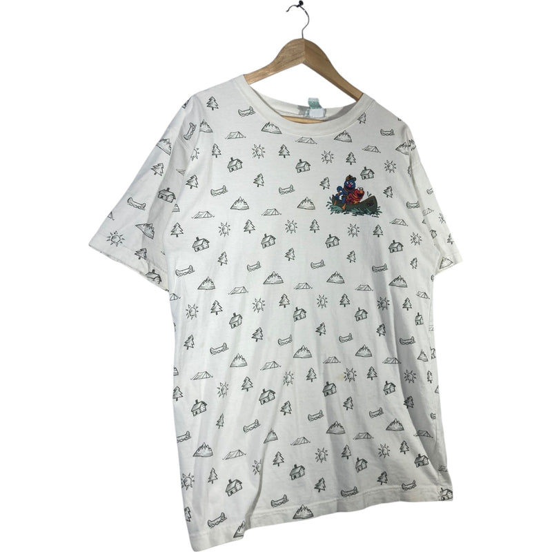 Vintage Sesame Street Elmo Grover Adventure Cotton T-Shirt