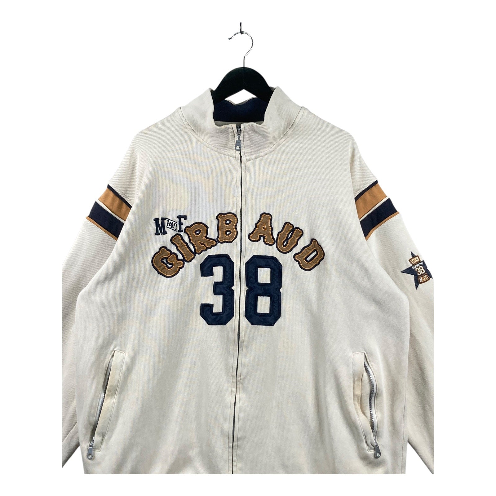 Vintage Girbaud 38 Full Zip Varsity Jacket
