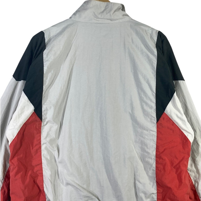 Vintage Adidas Trefoil Colorblock Full Zip Windbreaker