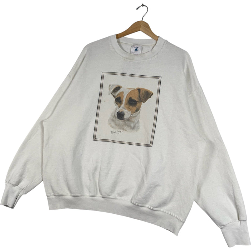 Vintage Jack Russell Terrier Picture Pullover Crewneck