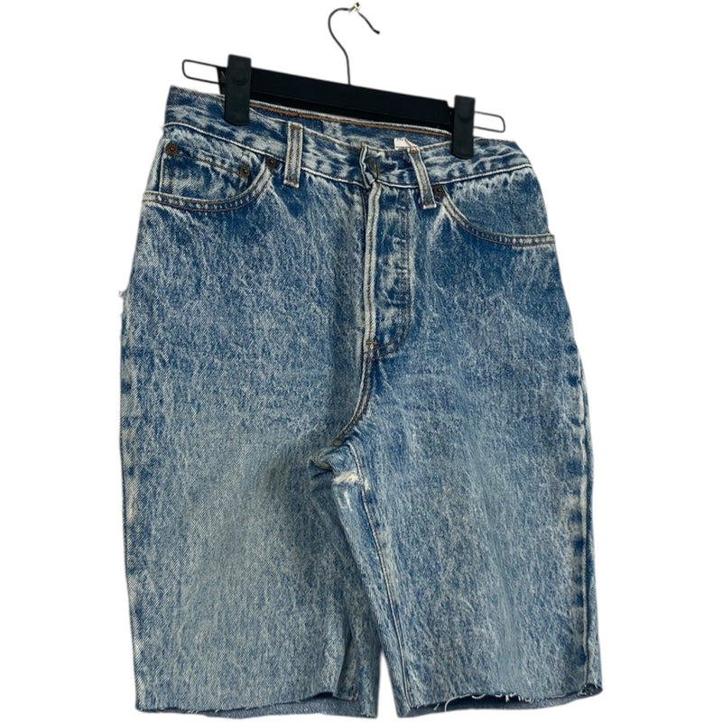 Vintage Levis Acid Wash Denim Cut Off Shorts 26