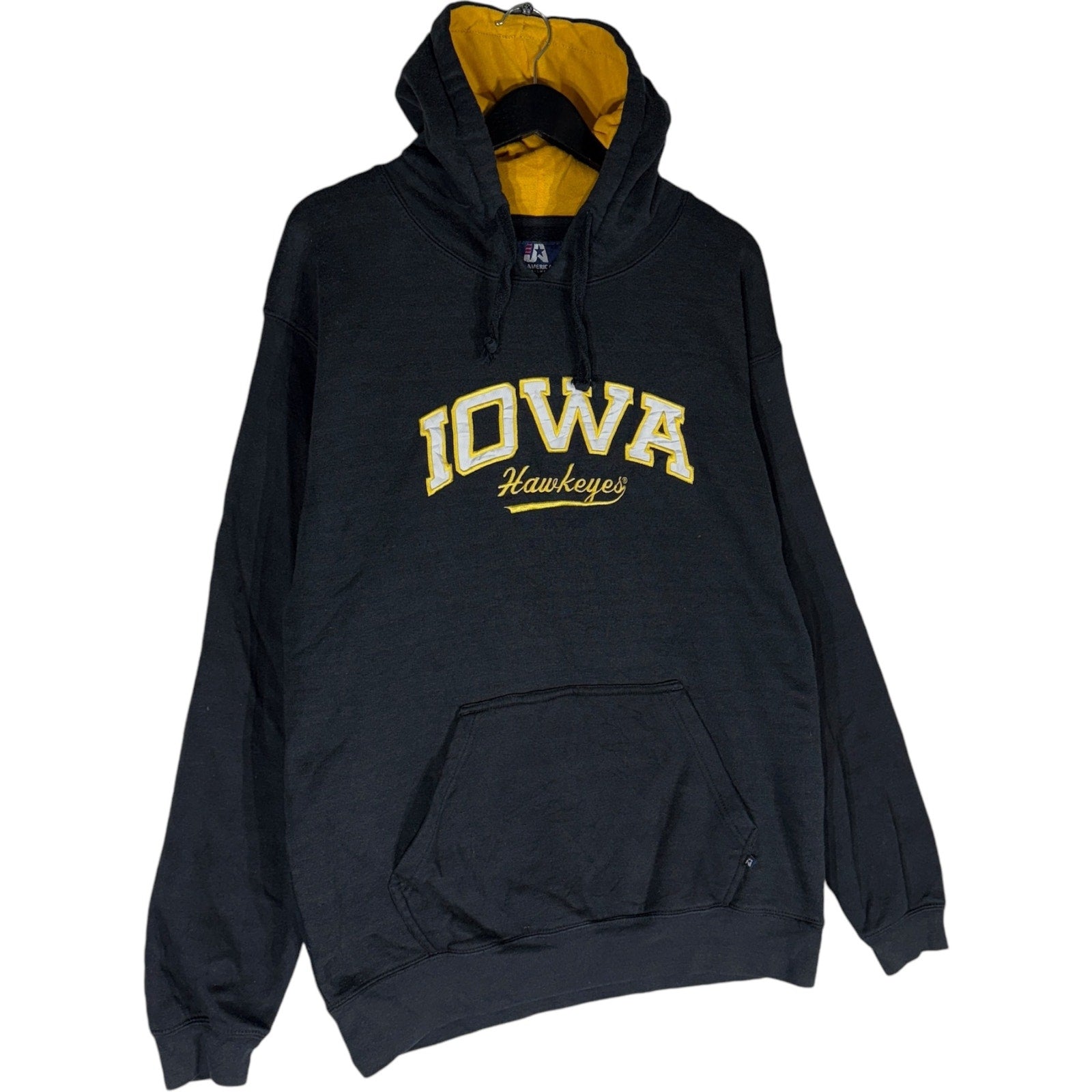 Vintage University of Iowa Hawkeyes Spellout Hoodie