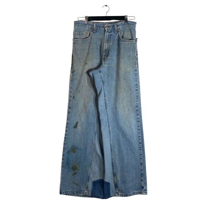 Y2K Cut & Sew Levi's 505 Wide Leg Denim Jeans 30x30